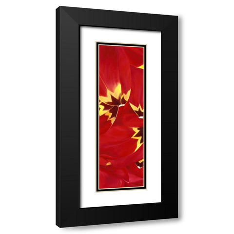 Red and Close to you Black Modern Wood Framed Art Print with Double Matting by Poelstra-Holzhaus, Yvonne