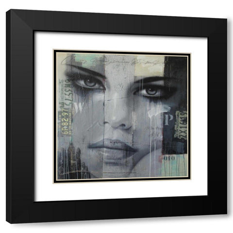 Meeting 5th Ave Black Modern Wood Framed Art Print with Double Matting by Jochem, Hans