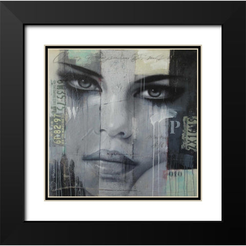 Meeting 5th Ave Black Modern Wood Framed Art Print with Double Matting by Jochem, Hans