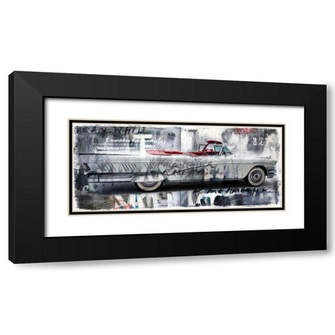 Driving home II Black Modern Wood Framed Art Print with Double Matting by Baker, Micha