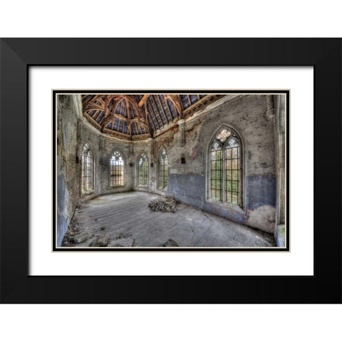 Chateau Hogemeyer Black Modern Wood Framed Art Print with Double Matting by Sneeuw, Ivo