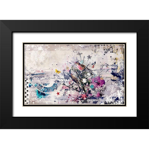 Bigger better Black Modern Wood Framed Art Print with Double Matting by Albers, Teis