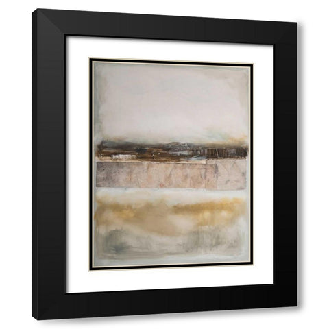 Land of Abstracts II Black Modern Wood Framed Art Print with Double Matting by Simonis, Julia