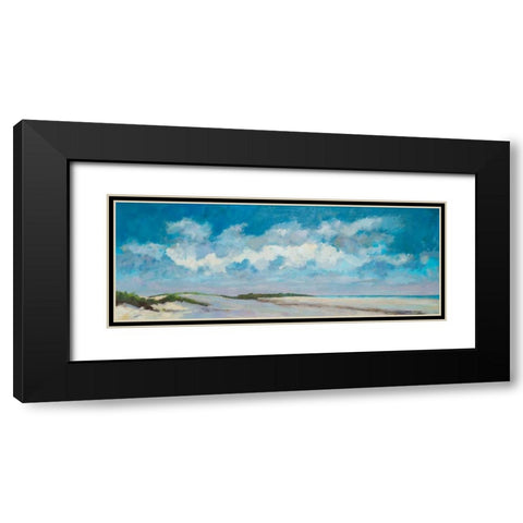 Lakeview I Black Modern Wood Framed Art Print with Double Matting by Vierhout, Pieter