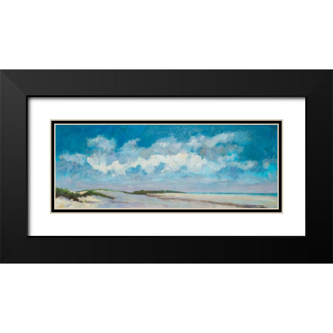 Lakeview I Black Modern Wood Framed Art Print with Double Matting by Vierhout, Pieter