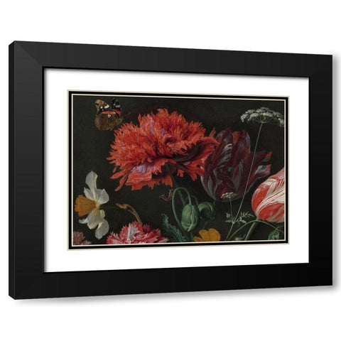 Botanic I Black Modern Wood Framed Art Print with Double Matting by Heem, JD