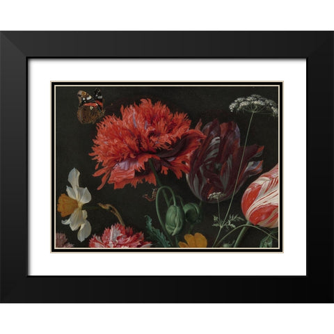 Botanic I Black Modern Wood Framed Art Print with Double Matting by Heem, JD