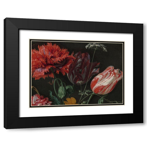 Botanic III Black Modern Wood Framed Art Print with Double Matting by Heem, JD