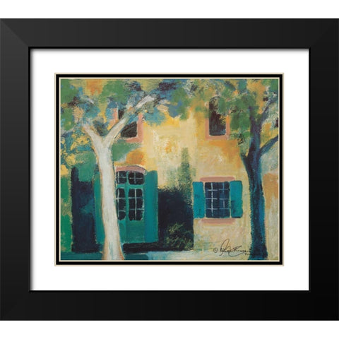 Piazza I Black Modern Wood Framed Art Print with Double Matting by Kruse-kolk, Alie