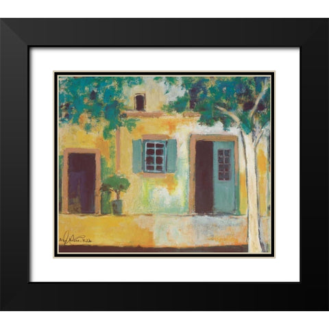Piazza II Black Modern Wood Framed Art Print with Double Matting by Kruse-kolk, Alie