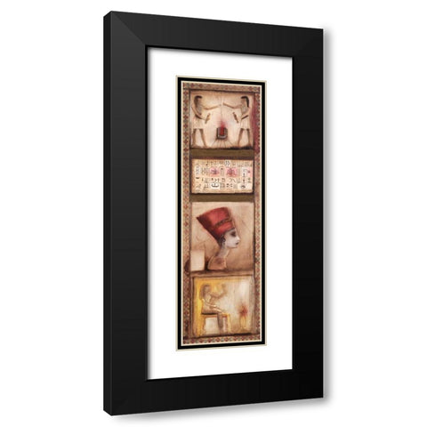 Egypt II Black Modern Wood Framed Art Print with Double Matting by Jan, Eelse Noordhuis