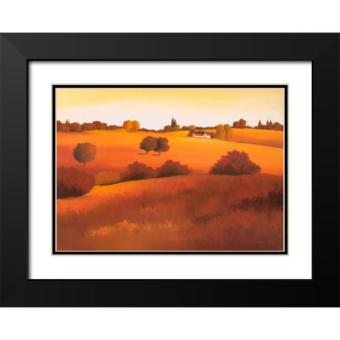 Untainted II Black Modern Wood Framed Art Print with Double Matting by Paus, Hans