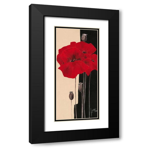 Refined II Black Modern Wood Framed Art Print with Double Matting by Roseboom, Jettie
