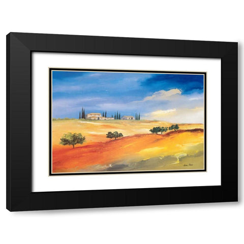 Somewhere in the south Black Modern Wood Framed Art Print with Double Matting by Paus, Hans