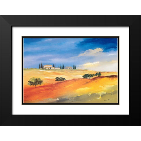 Somewhere in the south Black Modern Wood Framed Art Print with Double Matting by Paus, Hans