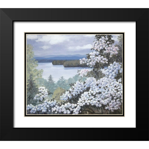 Water base I Black Modern Wood Framed Art Print with Double Matting by Heigl, Franz