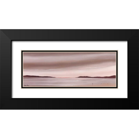 A place to mediate on I Black Modern Wood Framed Art Print with Double Matting by Paus, Hans