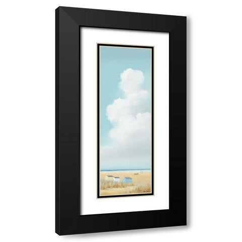 Summertime I Black Modern Wood Framed Art Print with Double Matting by Paus, Hans