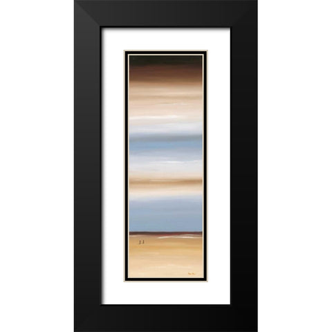 Luminous IV Black Modern Wood Framed Art Print with Double Matting by Paus, Hans