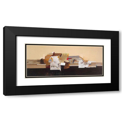 Colorfull Landscape Black Modern Wood Framed Art Print with Double Matting by den Boon, Theo