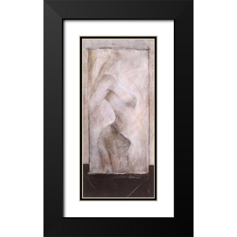 Private II Black Modern Wood Framed Art Print with Double Matting by Emanuel, Beate
