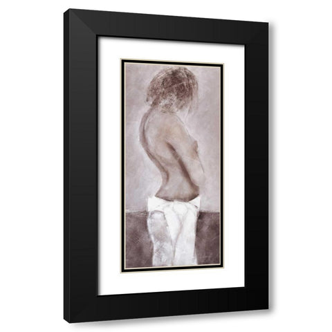 Private IV Black Modern Wood Framed Art Print with Double Matting by Emanuel, Beate