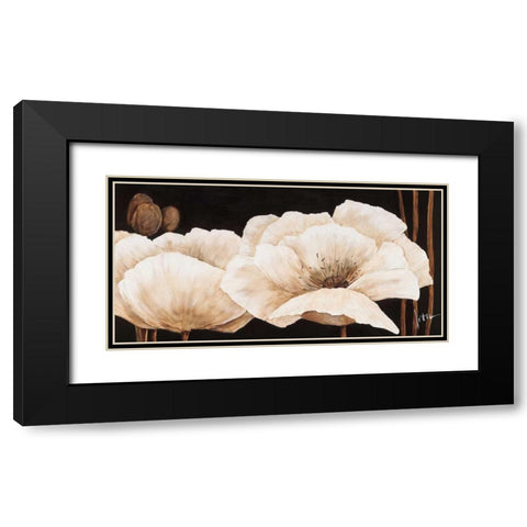 Amazing poppies IV Black Modern Wood Framed Art Print with Double Matting by Roseboom, Jettie