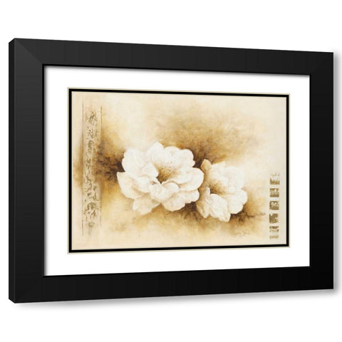 Modest beauty I Black Modern Wood Framed Art Print with Double Matting by Jansma, Betty