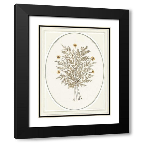 Gardenio IV Black Modern Wood Framed Art Print with Double Matting by Waltz, Anne