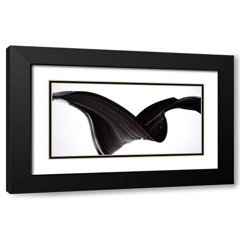 Flug Black Modern Wood Framed Art Print with Double Matting by Jungk, Andreas