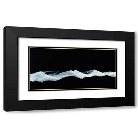 Floating Mountain Black Modern Wood Framed Art Print with Double Matting by Jungk, Andreas