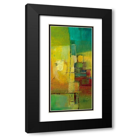 Springtime II Black Modern Wood Framed Art Print with Double Matting by Danckaert, Bea