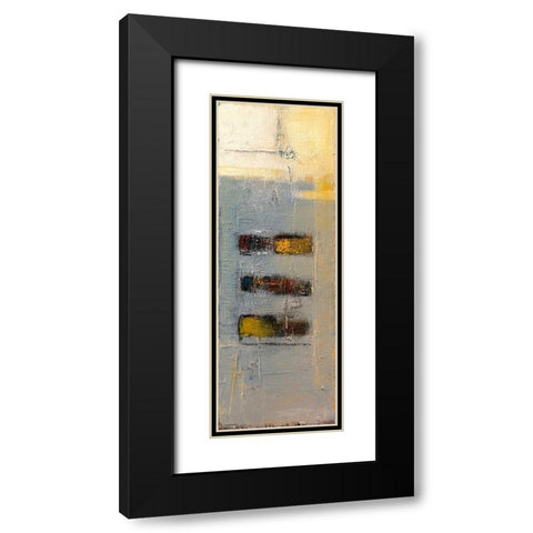 beeing there Black Modern Wood Framed Art Print with Double Matting by Danckaert, Bea