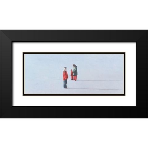 Im Winterlicht Black Modern Wood Framed Art Print with Double Matting by Kock, Bernhard