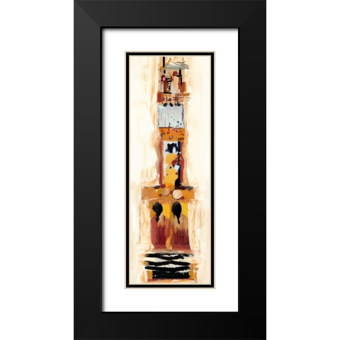 Begegnungen II Black Modern Wood Framed Art Print with Double Matting by Bonciani, Celina