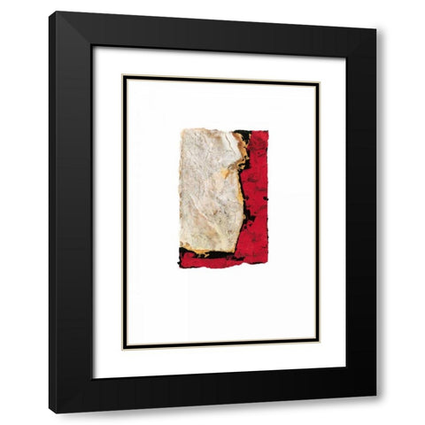 African Memory I Black Modern Wood Framed Art Print with Double Matting by Heinrich, Christian
