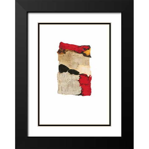African Memory III Black Modern Wood Framed Art Print with Double Matting by Heinrich, Christian