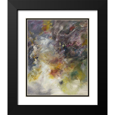 Extravaganz VI Black Modern Wood Framed Art Print with Double Matting by Middendorf, Christiane