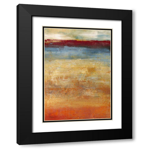 Abendlicht Black Modern Wood Framed Art Print with Double Matting by Ohland, Christa