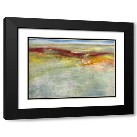 Weites Land I Black Modern Wood Framed Art Print with Double Matting by Ohland, Christa
