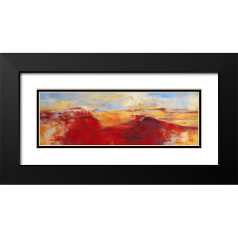 Sommerland I Black Modern Wood Framed Art Print with Double Matting by Ohland, Christa