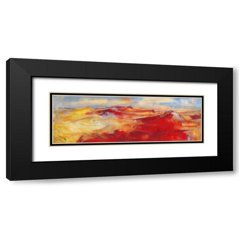 Sommerland II Black Modern Wood Framed Art Print with Double Matting by Ohland, Christa
