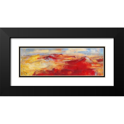 Sommerland II Black Modern Wood Framed Art Print with Double Matting by Ohland, Christa