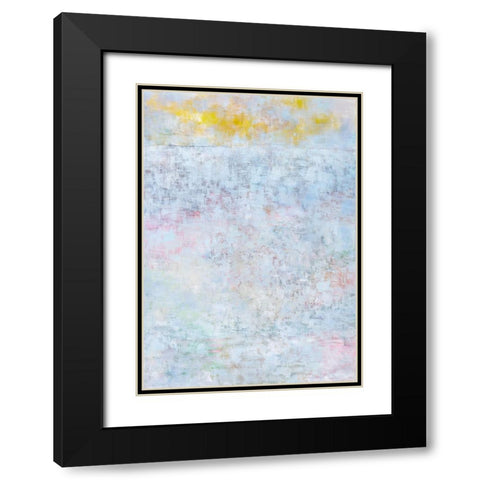 Jahreszeiten I Black Modern Wood Framed Art Print with Double Matting by Ohland, Christa