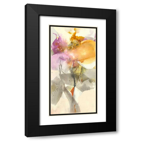 Tender Blossom Black Modern Wood Framed Art Print with Double Matting by Witt, El