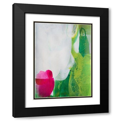 Green Nature Black Modern Wood Framed Art Print with Double Matting by Witt, El