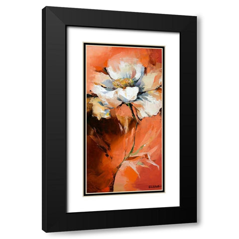 Anemonen I Black Modern Wood Framed Art Print with Double Matting by Filatov, Elena