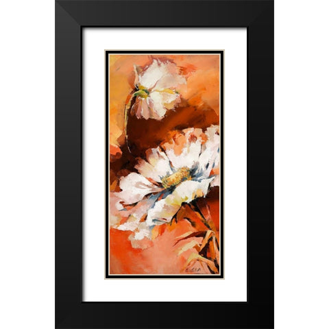 Anemonen II Black Modern Wood Framed Art Print with Double Matting by Filatov, Elena