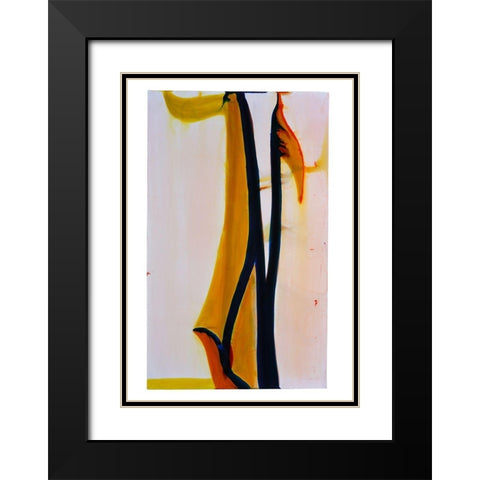 OkÃ¨ IV Black Modern Wood Framed Art Print with Double Matting by Fusi, Federico