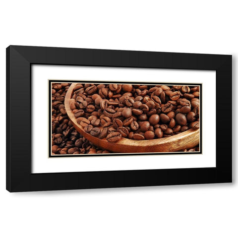 Alles Kaffee Black Modern Wood Framed Art Print with Double Matting by Rossmeissl, Gerhard